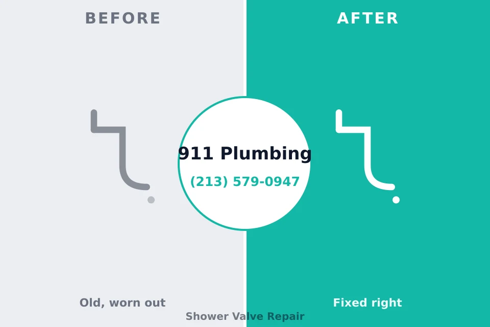 Before and after: plumbing repair Mapleton, UT